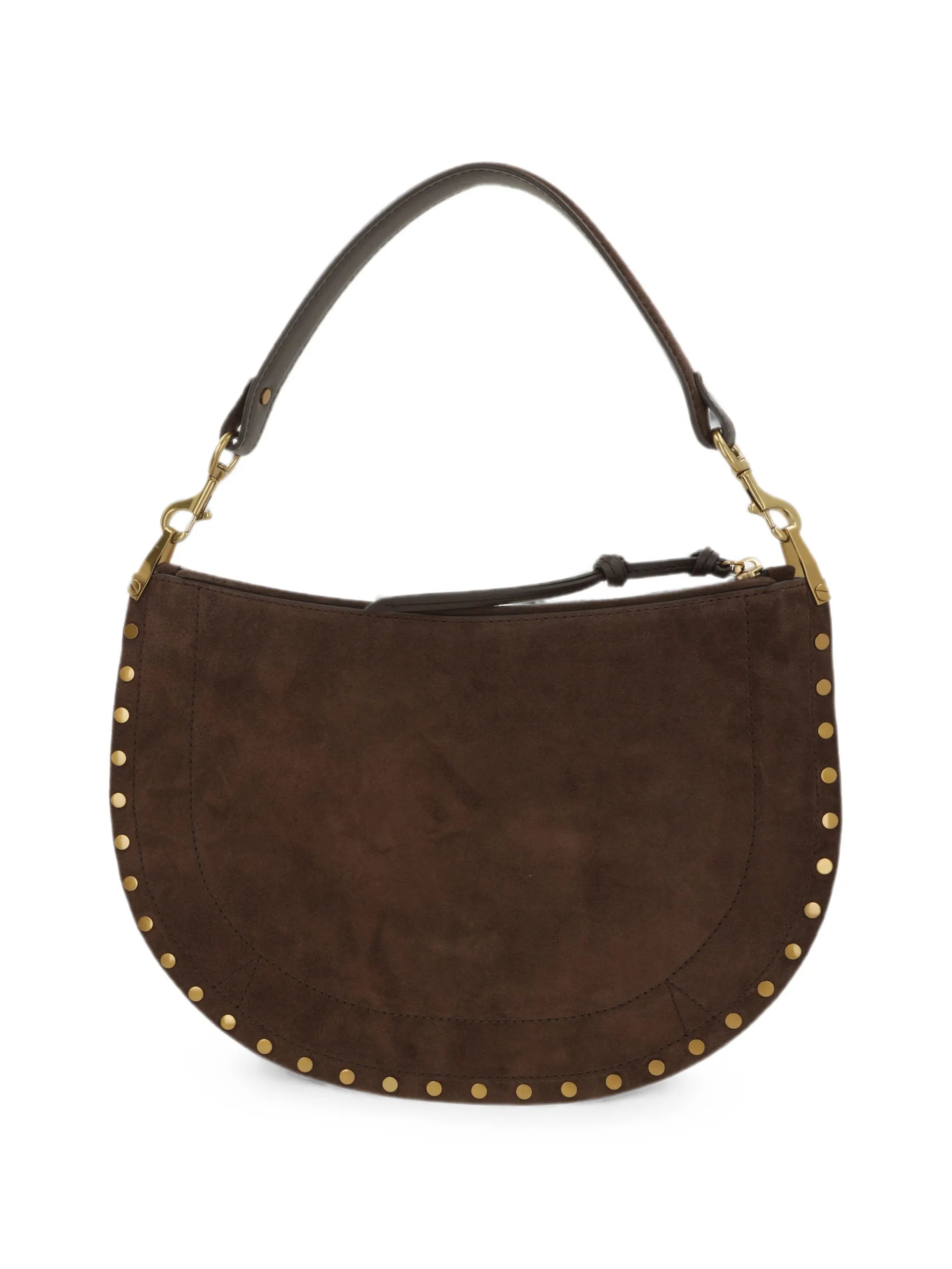 Isabel Marant Isabel Marant Oskan Stud-embellished Suede Shoulder Bag, view 2