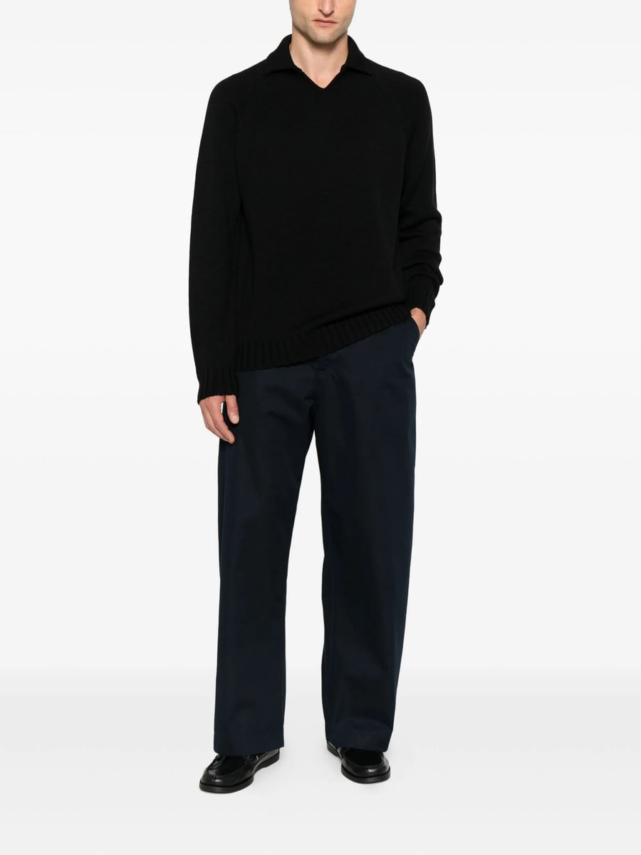 Zanone Zanone Polo-neck Wool Sweater, view 5