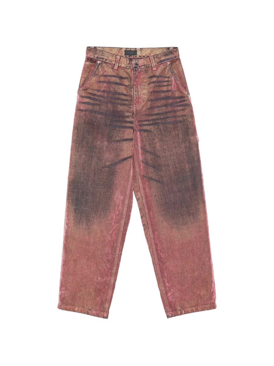 Haikure Haikure Washed-effect Hammer-loop Jeans