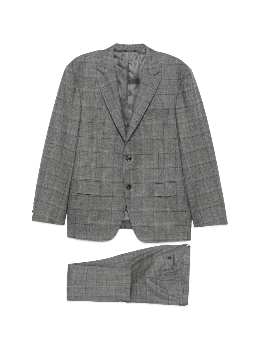 Canali Canali Check-pattern Single-breasted Suit