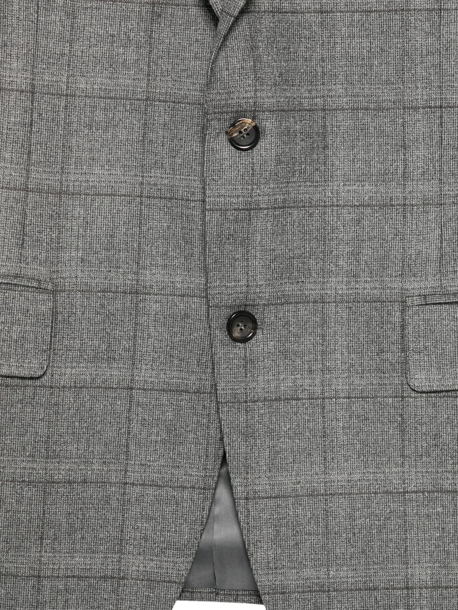 Canali Canali Check-pattern Single-breasted Suit, view 3