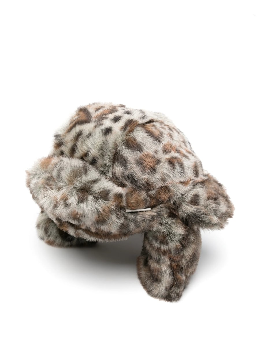 Ruslan Baginskiy Ruslan Baginskiy Leopard-print Trapper Hat