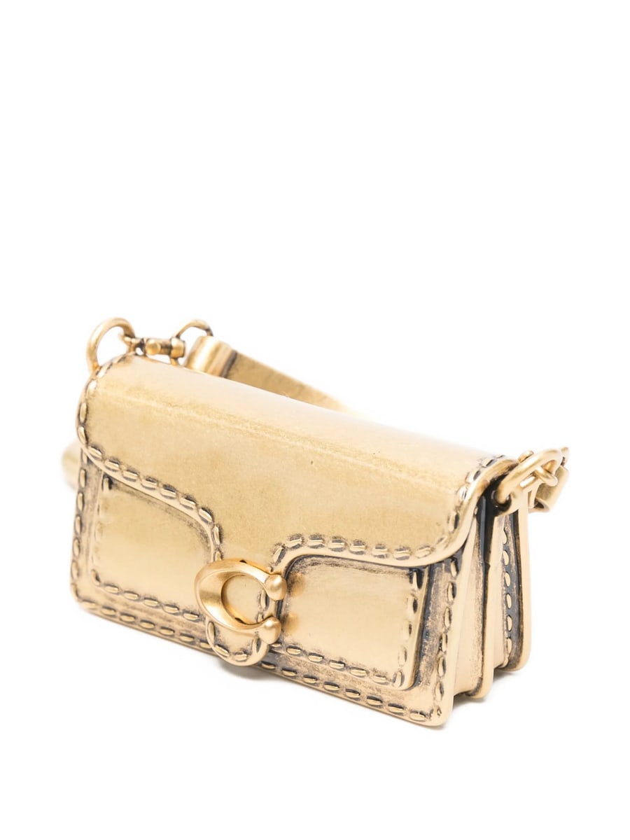Coach Coach Mini Bag Keyring Chain, view 3