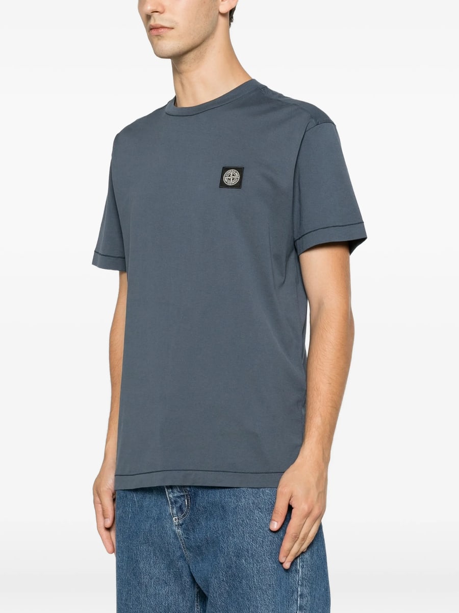 Stone Island Stone Island Logo-patch T-shirt, view 3