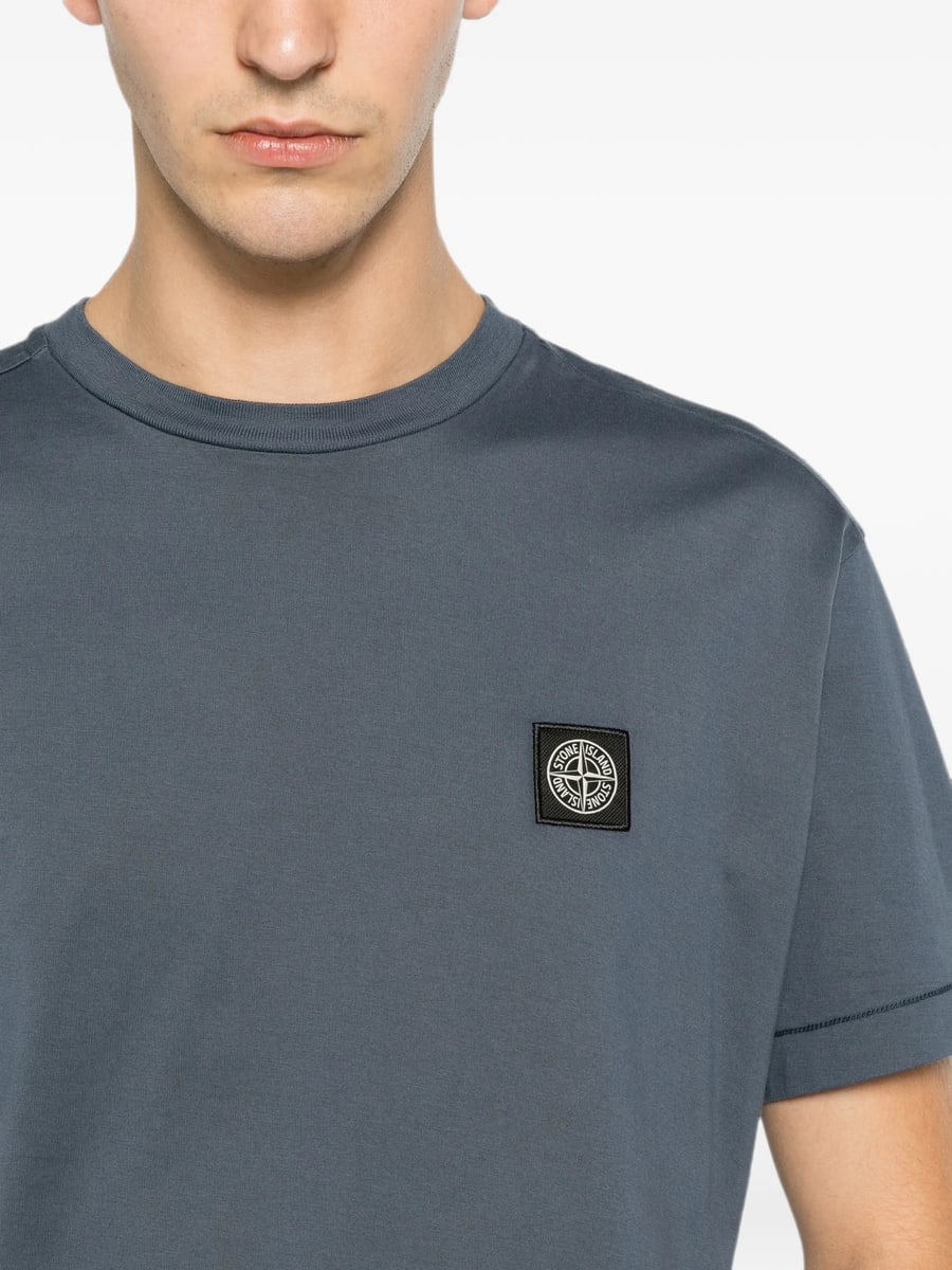 Stone Island Stone Island Logo-patch T-shirt, view 4