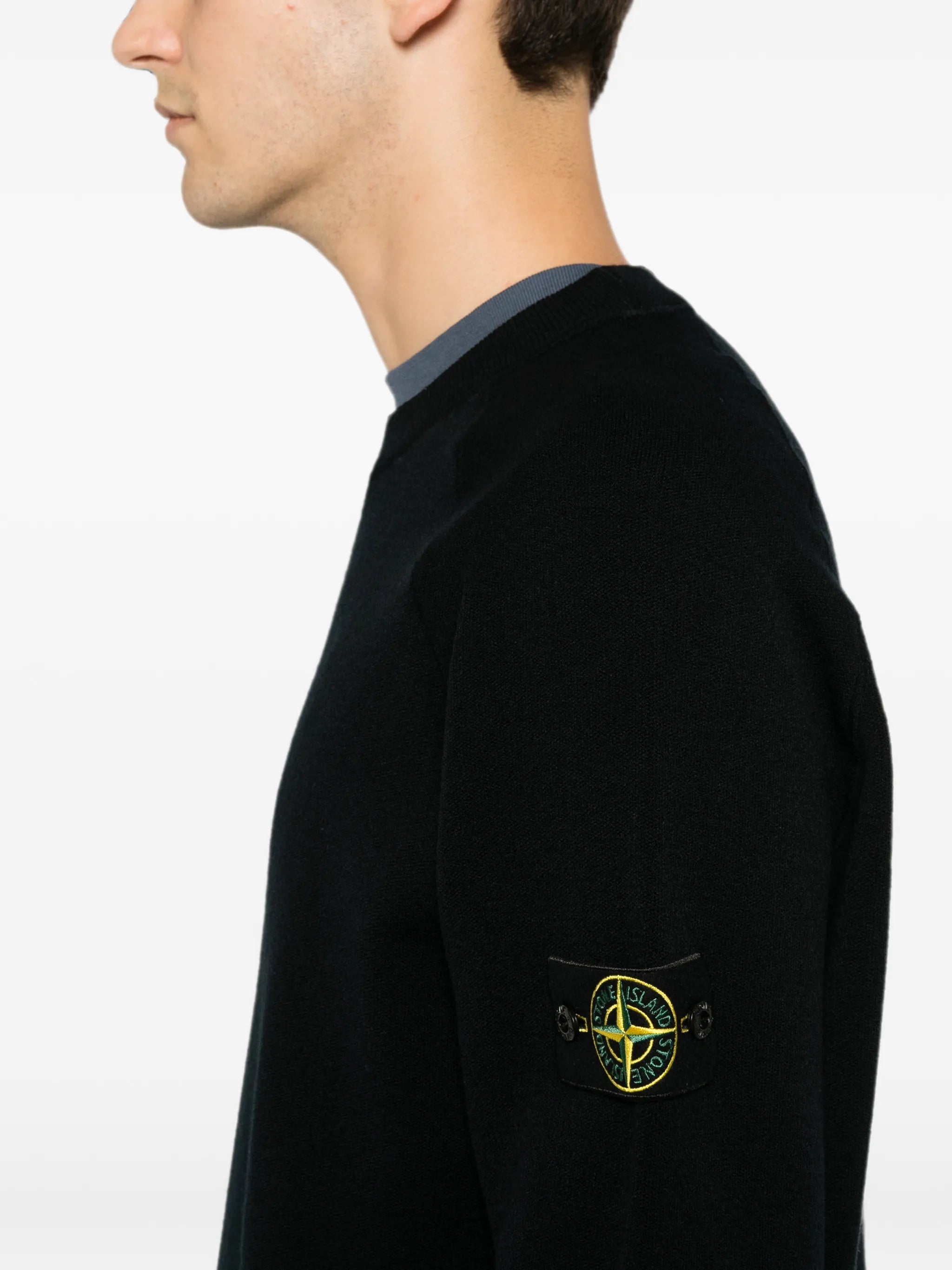 Stone Island Stone Island Raglan-sleeves Sweater, view 2