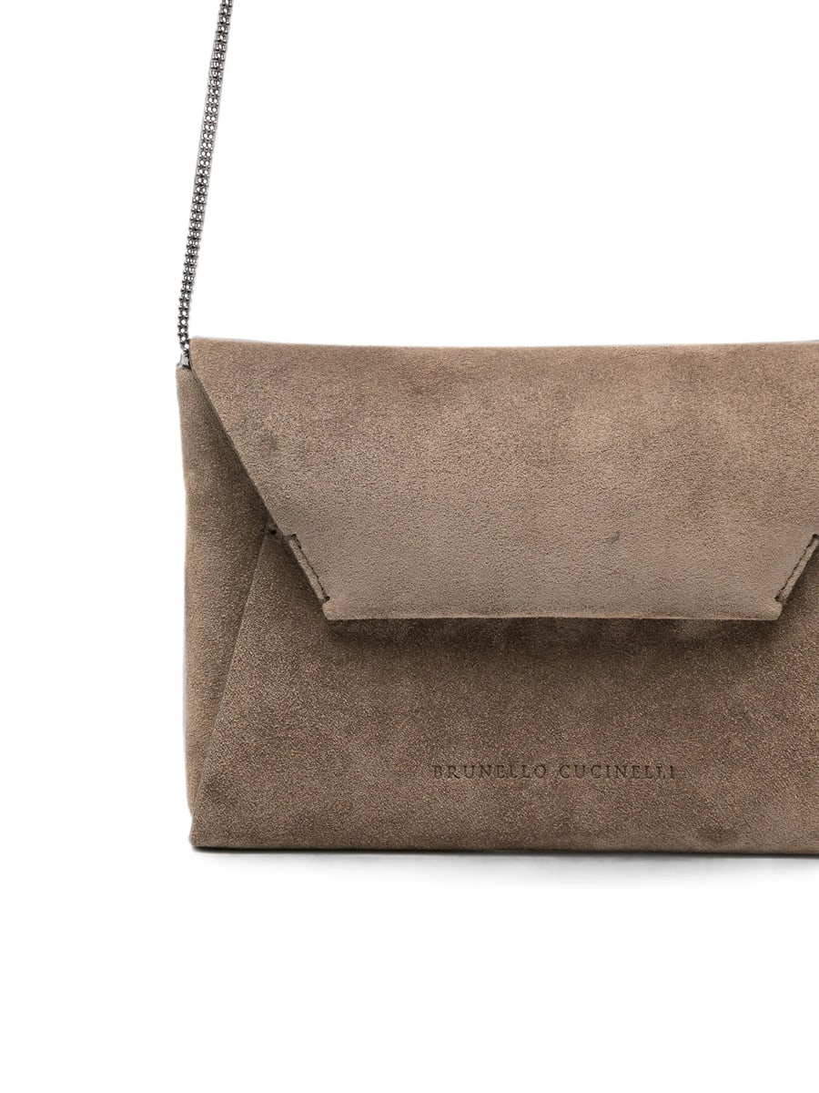 Brunello Cucinelli Brunello Cucinelli Duo Monili-strap Shoulder Bag, view 4