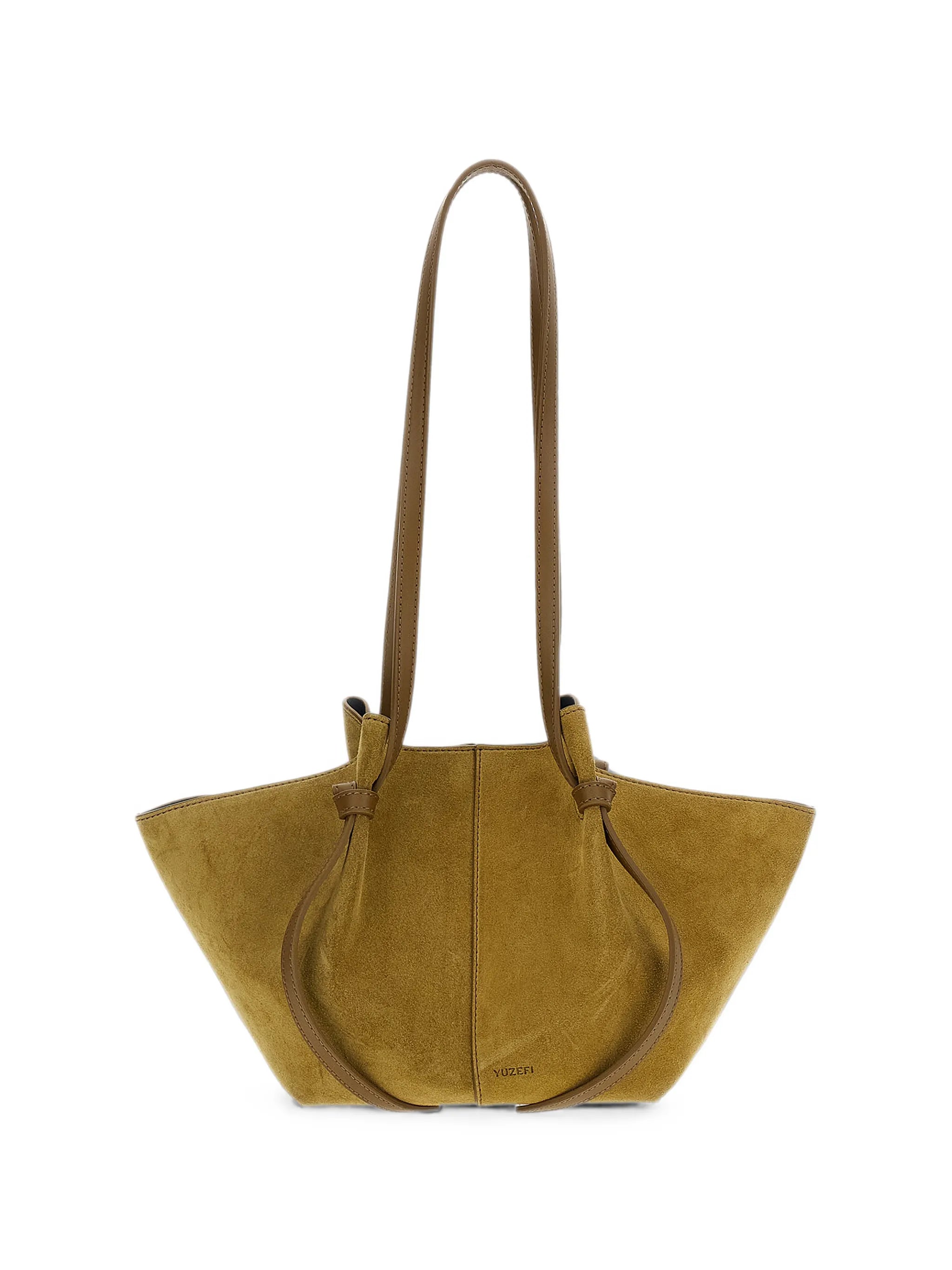 Yuzefi Yuzefi Mochi Suede Shoulder Bag