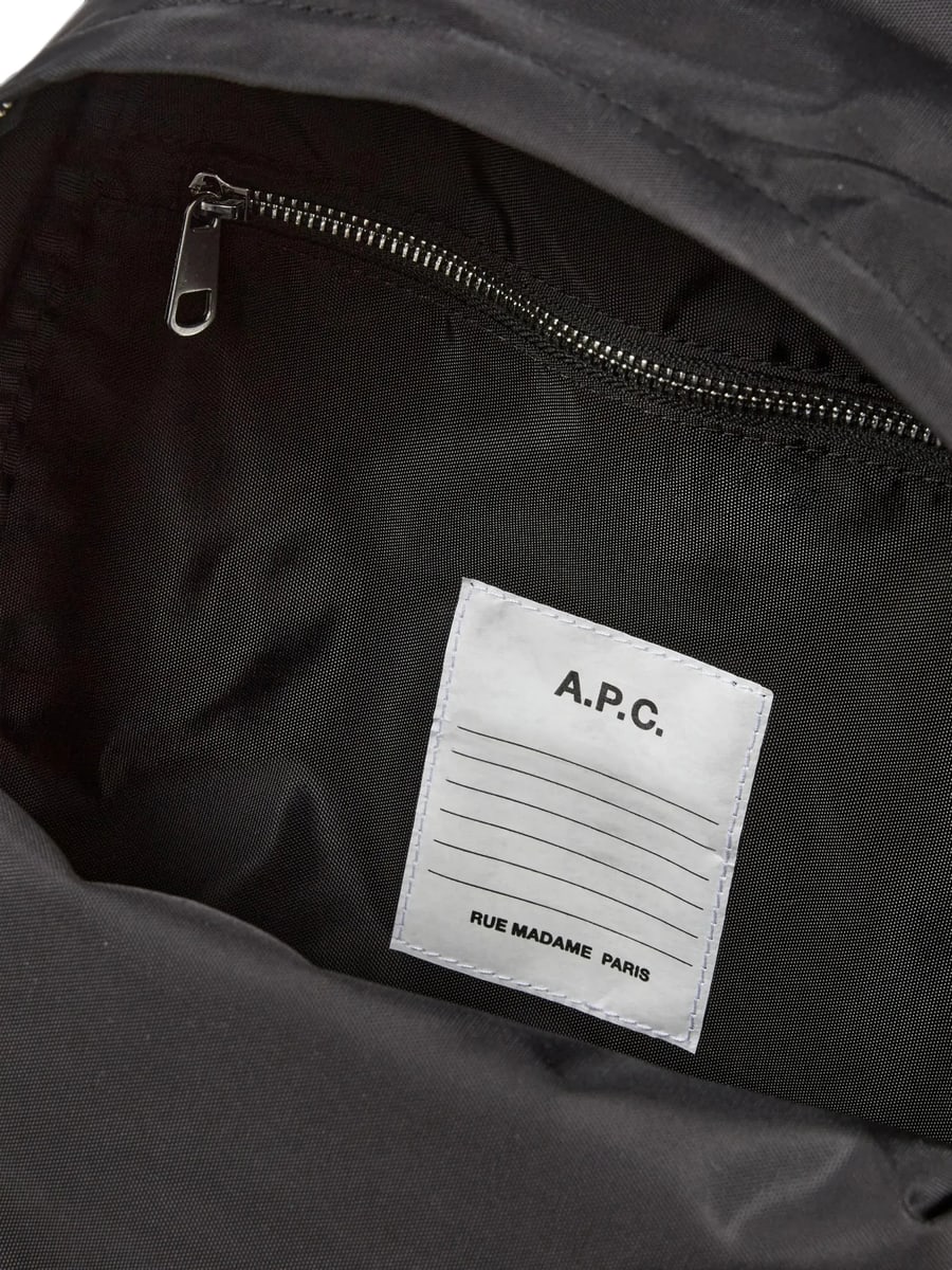 A.P.C. A.p.c. Logo-print Zip-around Backpack, view 2