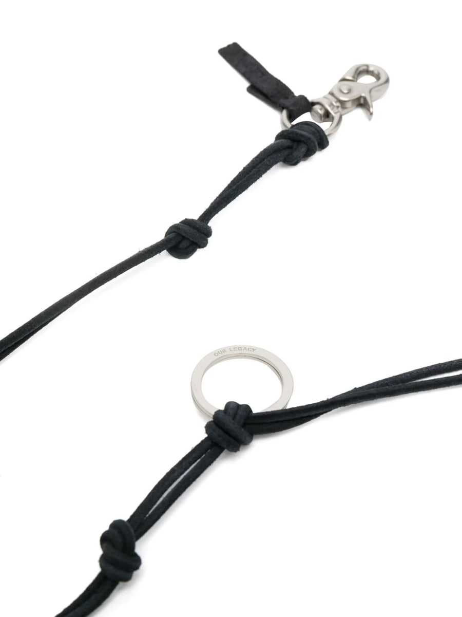 Our Legacy Our Legacy Ladon Leather Necklace, view 2