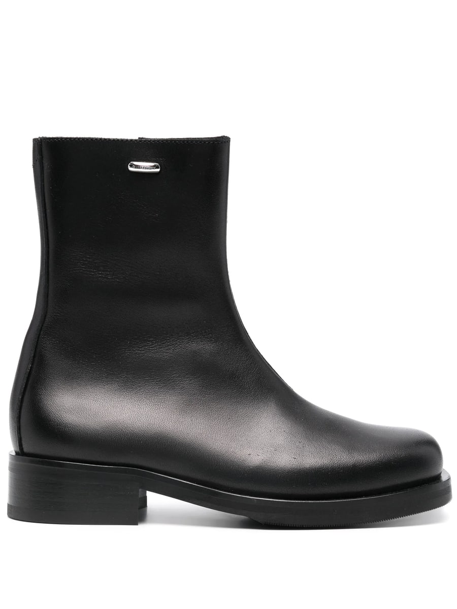 Our Legacy Our Legacy Leather Side-zip Boots