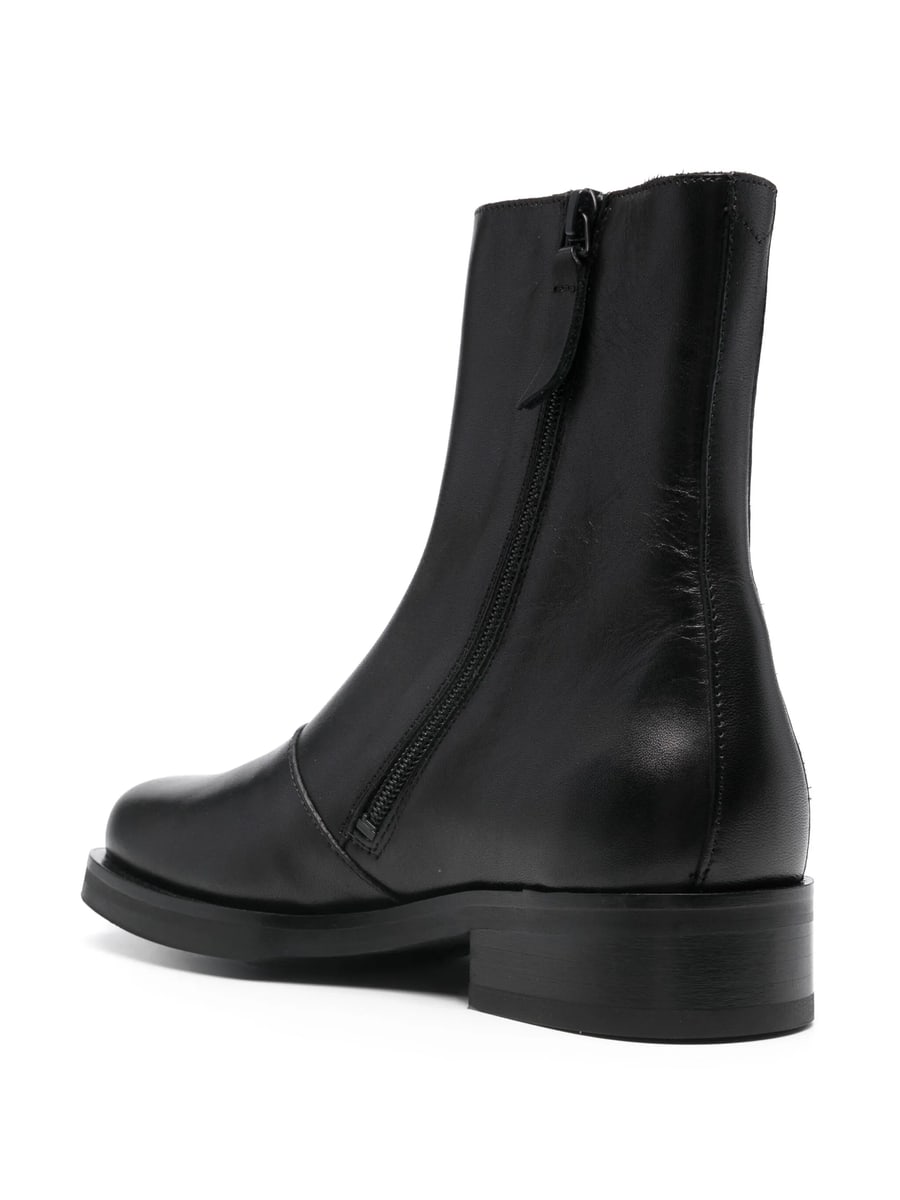 Our Legacy Our Legacy Leather Side-zip Boots, view 2