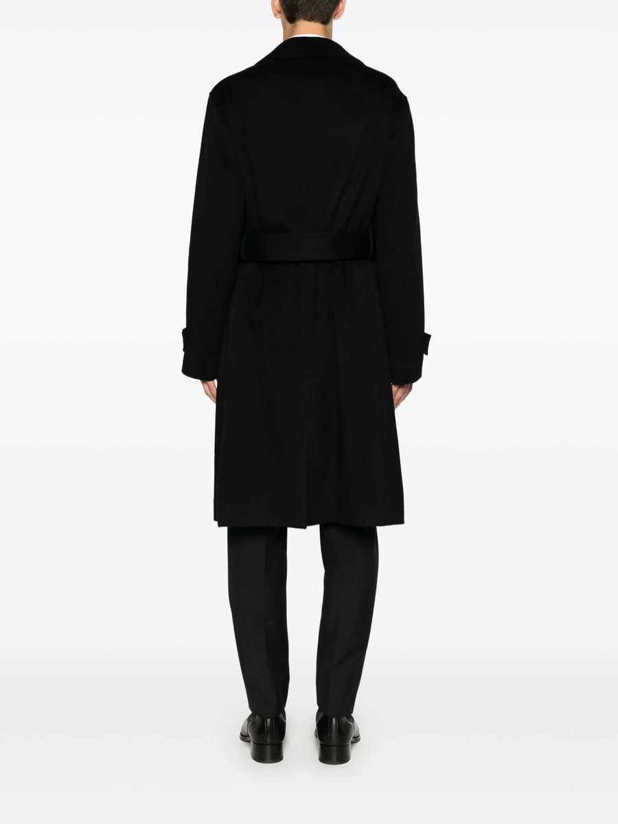 Lardini Lardini Belted Single-breasted Coat, view 5