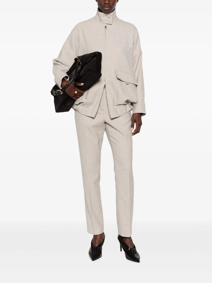 Fabiana Filippi Fabiana Filippi High-neck Jacket, view 3