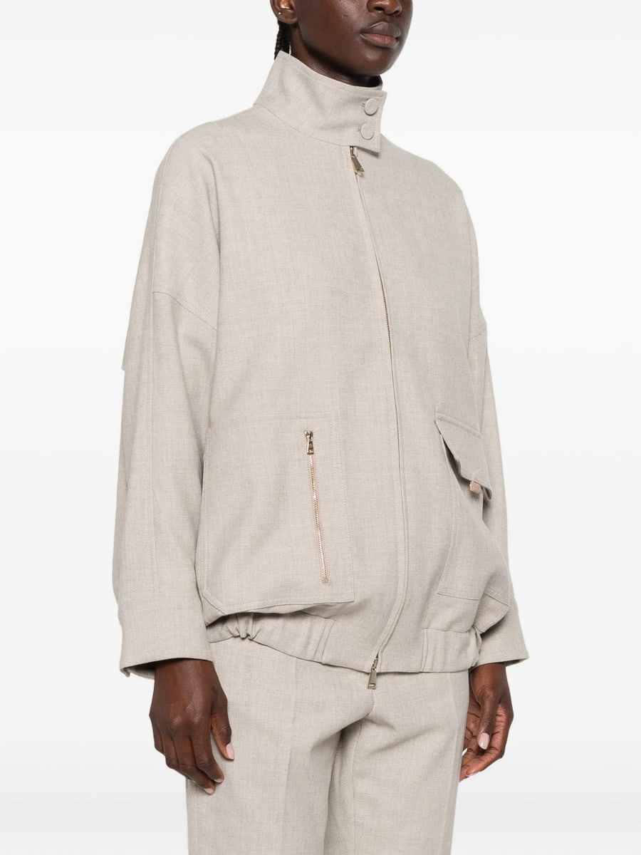 Fabiana Filippi Fabiana Filippi High-neck Jacket, view 4