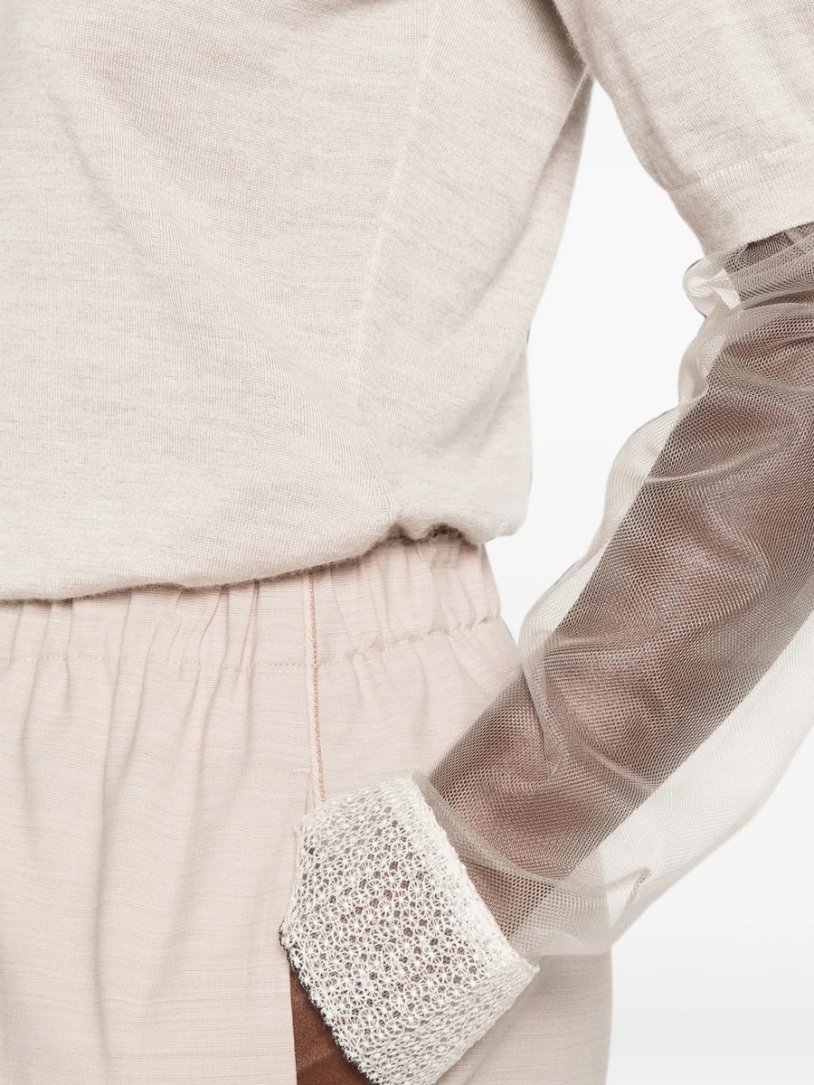 Fabiana Filippi Fabiana Filippi Sheer-panel Top, view 3