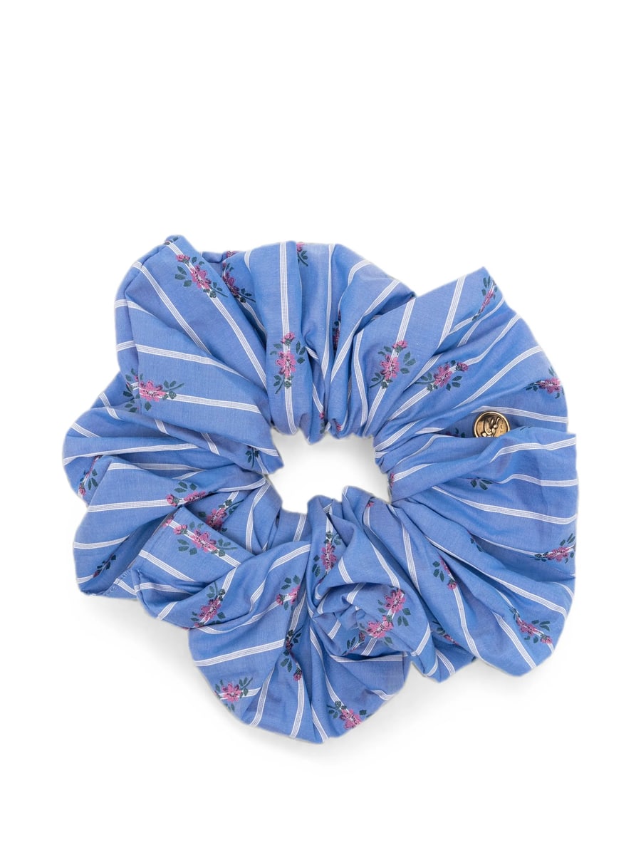 Etro Etro Floral-print Striped Scrunchie, view 3