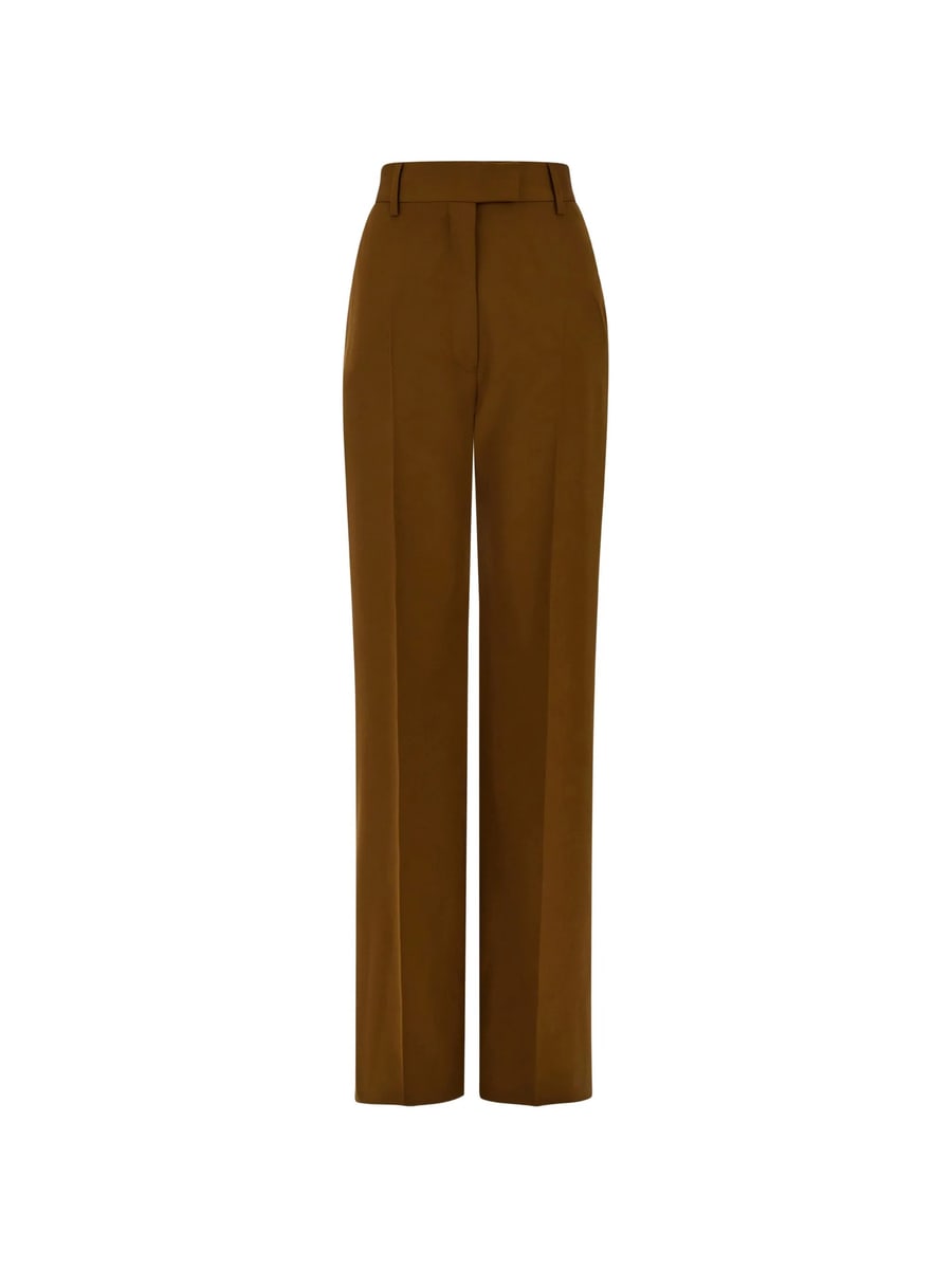 Ferragamo Ferragamo Tailored Trousers In Chevron
