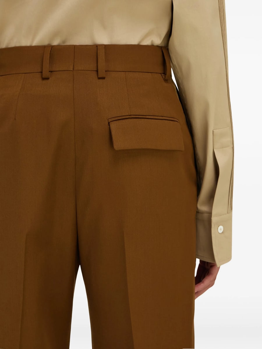 Ferragamo Ferragamo Tailored Trousers In Chevron, view 3