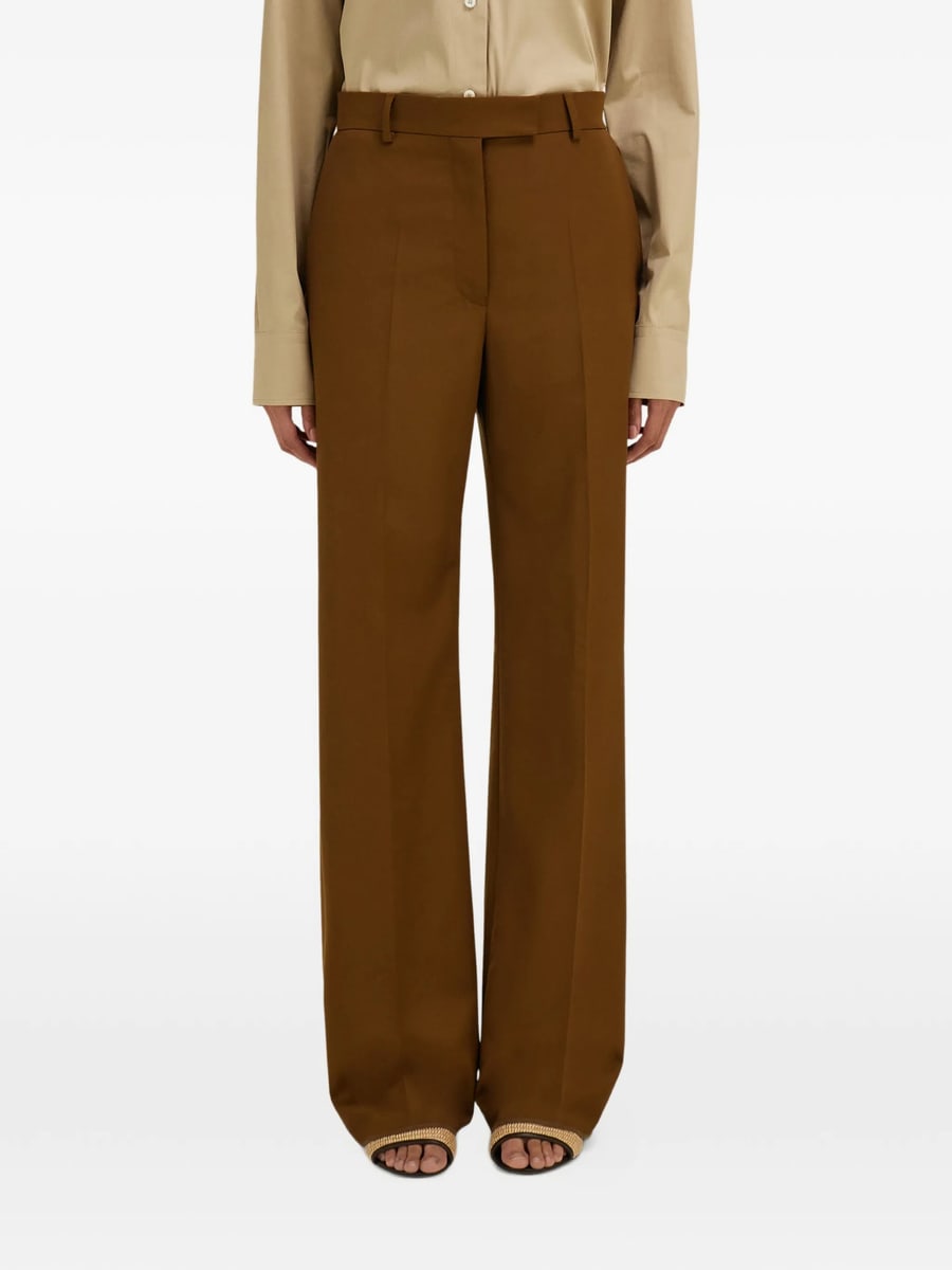 Ferragamo Ferragamo Tailored Trousers In Chevron, view 4