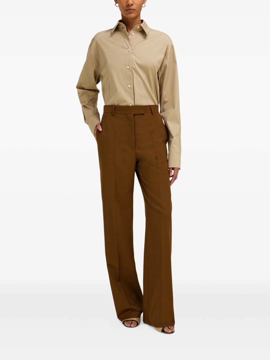 Ferragamo Ferragamo Tailored Trousers In Chevron, view 5