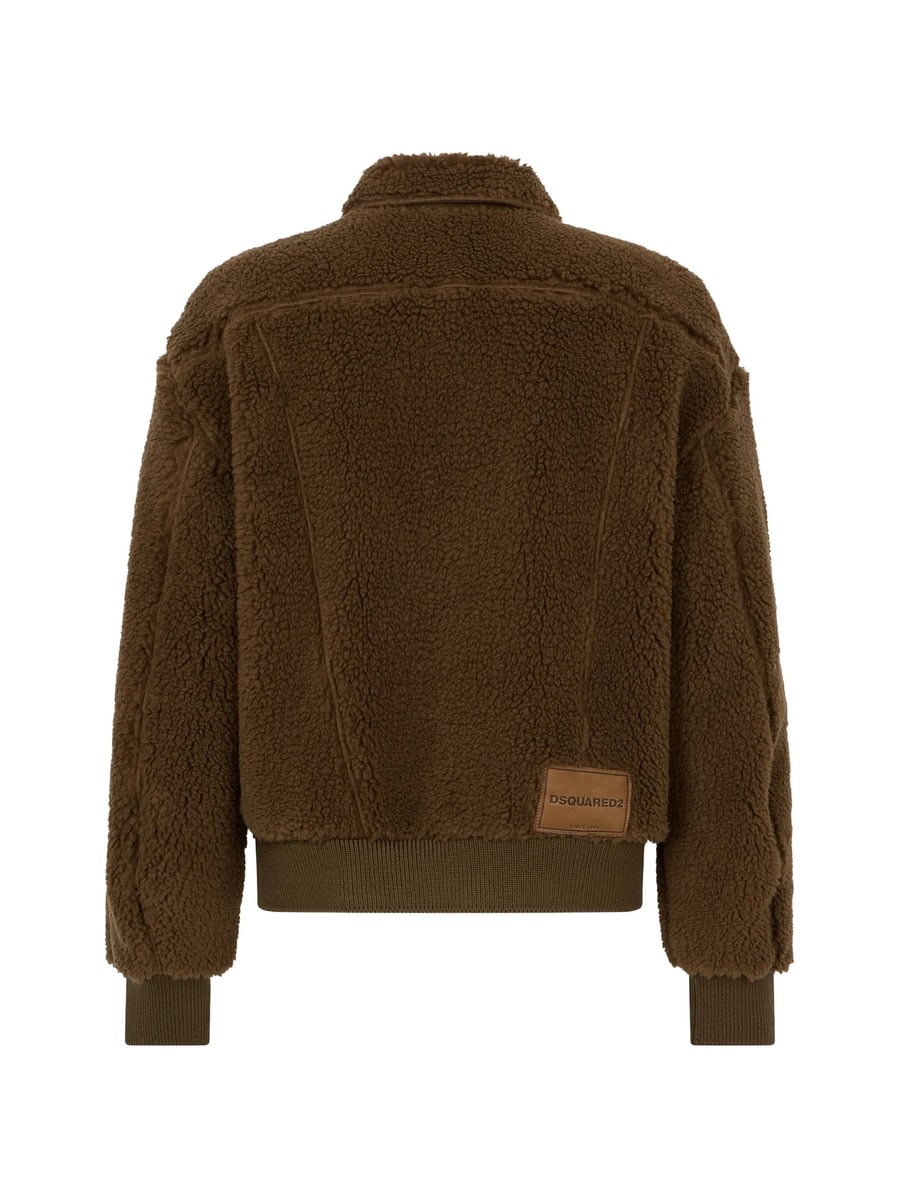 Dsquared2 Dsquared2 Teddy Oversized Jean Jacket, view 2