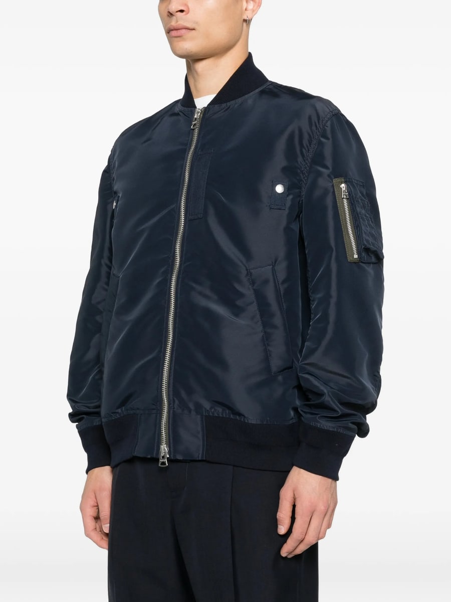 Sacai Sacai Zip-up Bomber Jacket, view 2