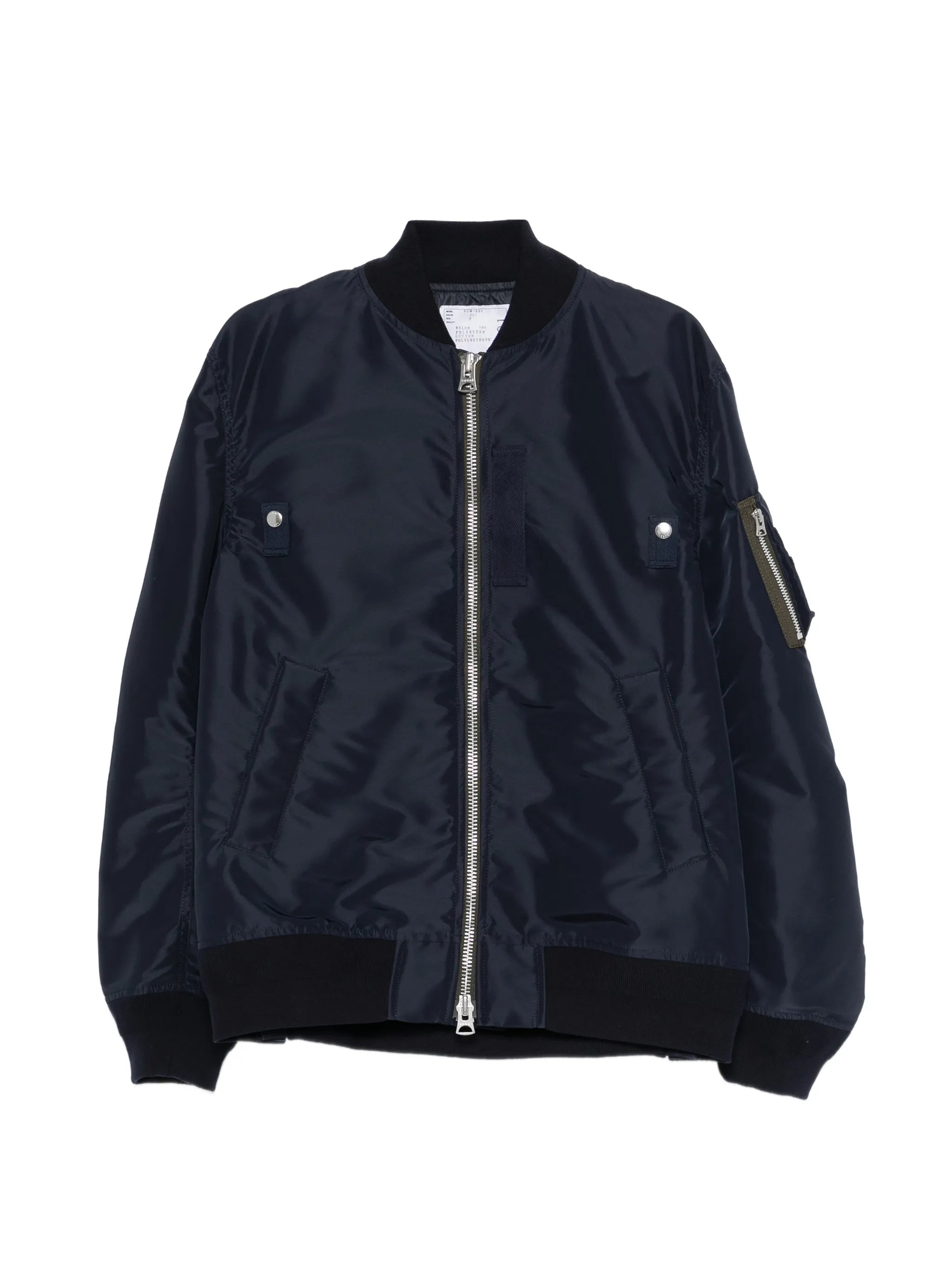 Sacai Sacai Zip-up Bomber Jacket