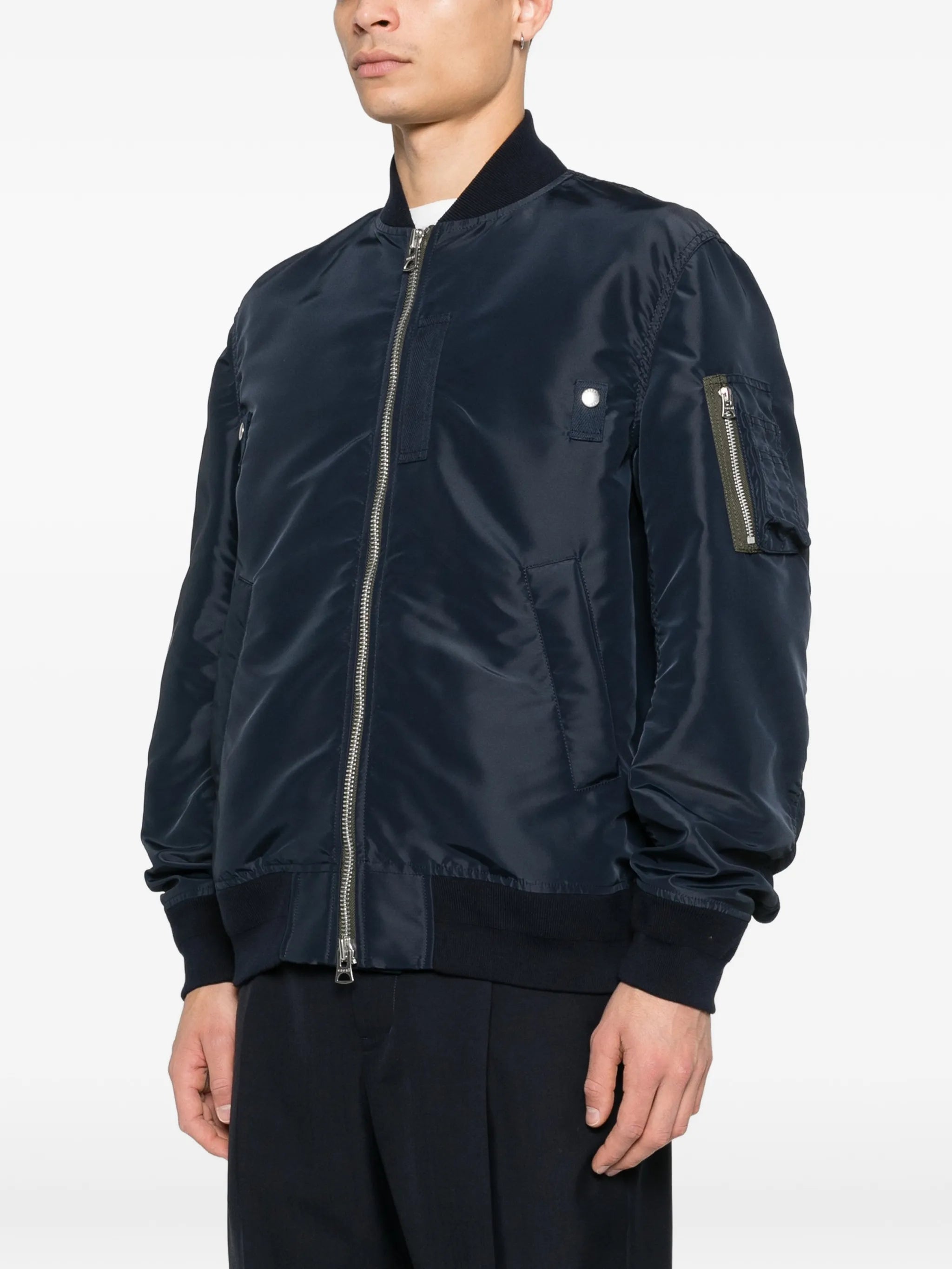 Sacai Sacai Zip-up Bomber Jacket, view 2