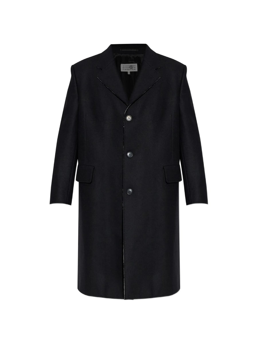 MM6 Maison Margiela Mm6 Maison Margiela Single-stitch Single-breasted Coat