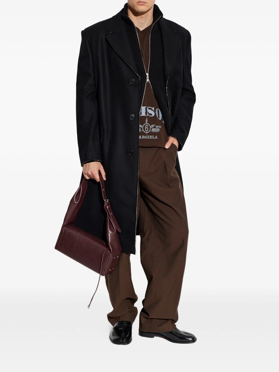 MM6 Maison Margiela Mm6 Maison Margiela Single-stitch Single-breasted Coat, view 2