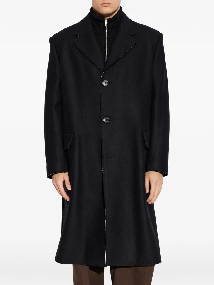 MM6 Maison Margiela Mm6 Maison Margiela Single-stitch Single-breasted Coat, view 5
