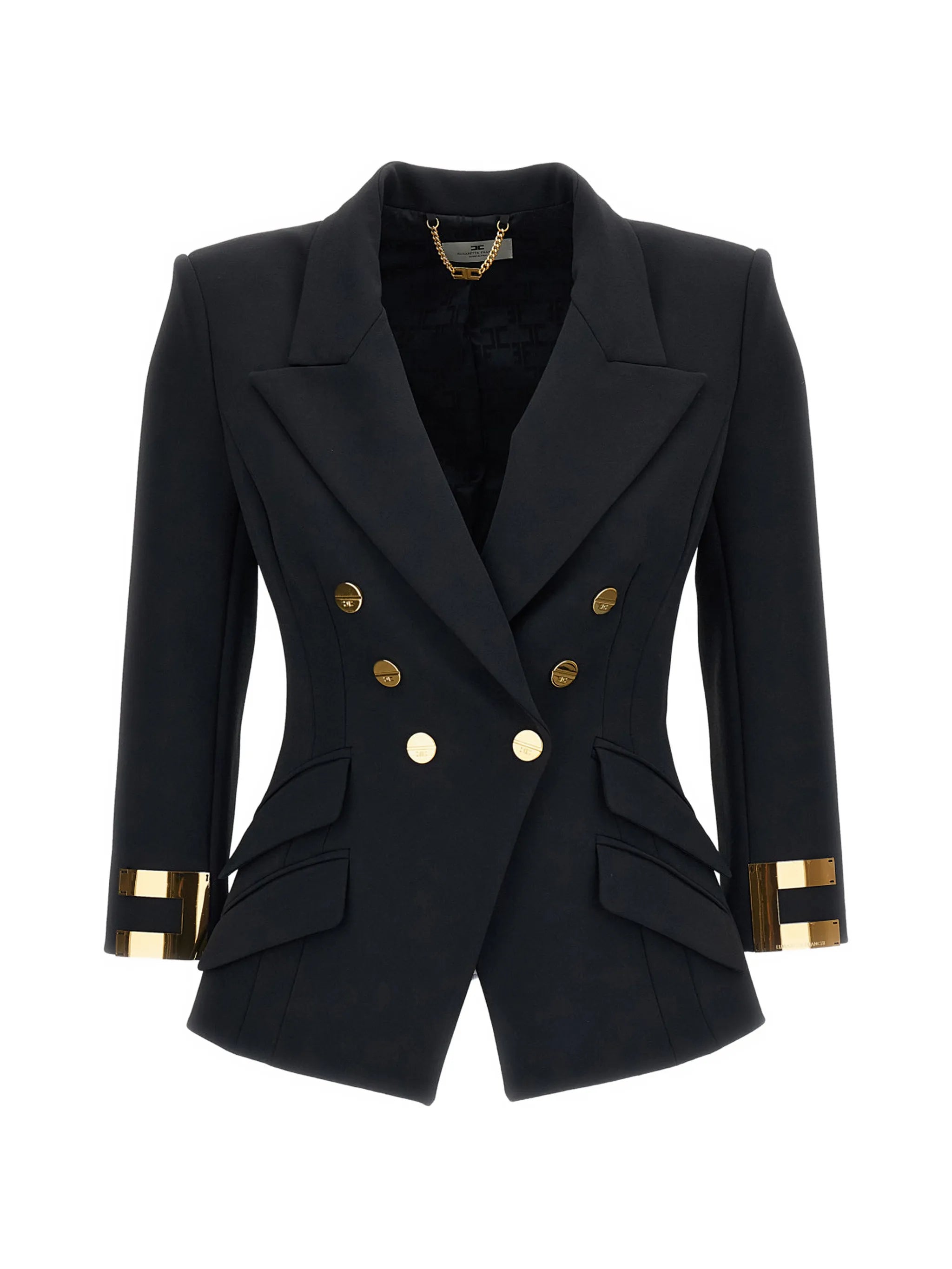 Elisabetta Franchi Elisabetta Franchi Double-breasted Logo-cuff Jacket