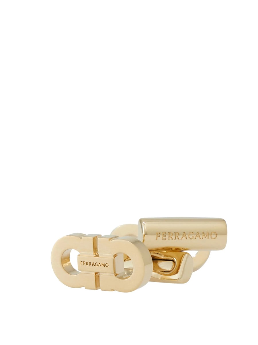 Ferragamo Ferragamo Double Gancini Cufflinks, view 3