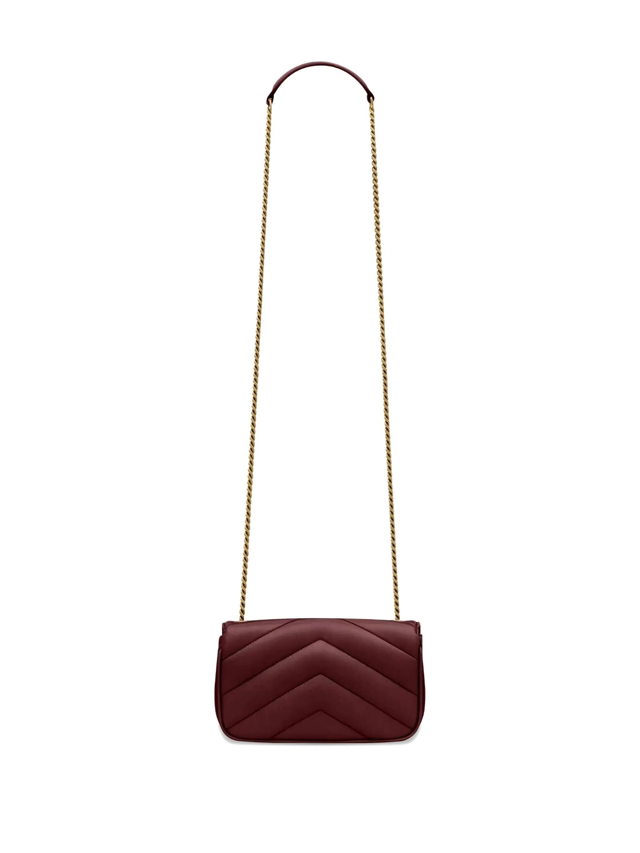 Saint Laurent Saint Laurent Mini Loulou Shoulder Bag, view 2