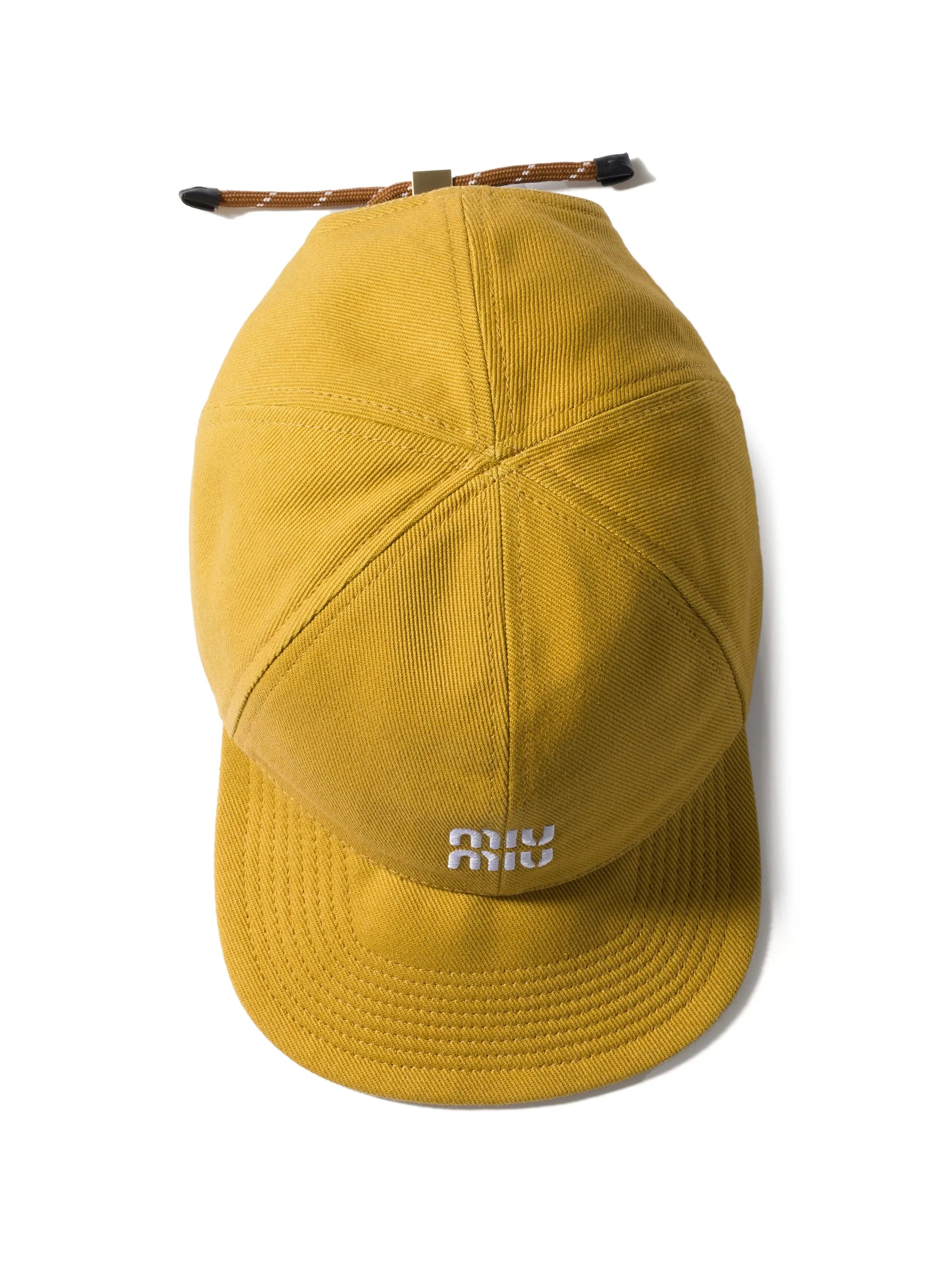 Miu Miu Miu Miu Denim Baseball Cap, view 2