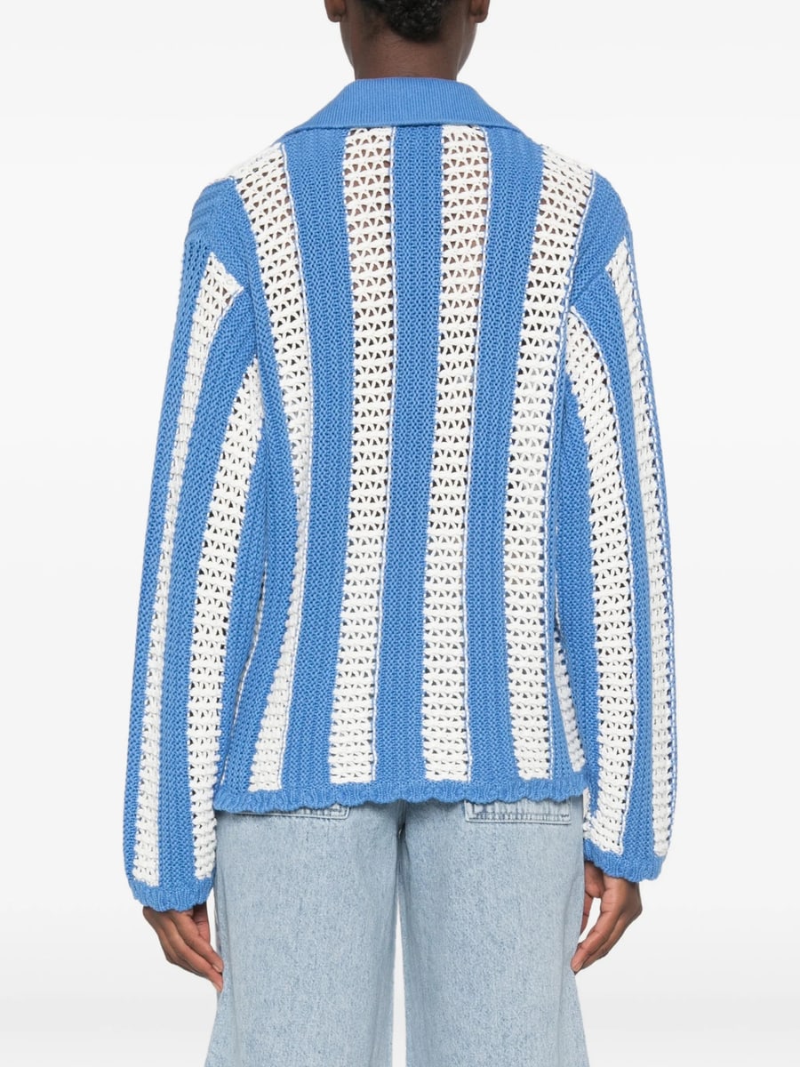 Stine Goya Stine Goya Striped Open-knit Cardigan, view 2