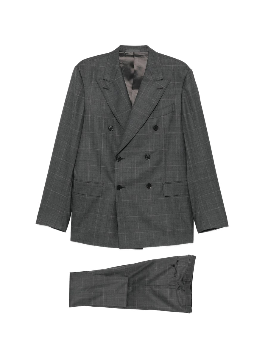 Caruso Caruso Check Double-breasted Suit