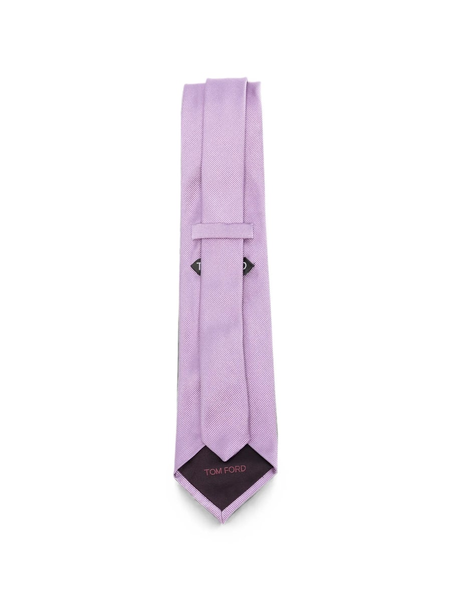 Tom Ford Tom Ford Logo-patch Tie, view 2