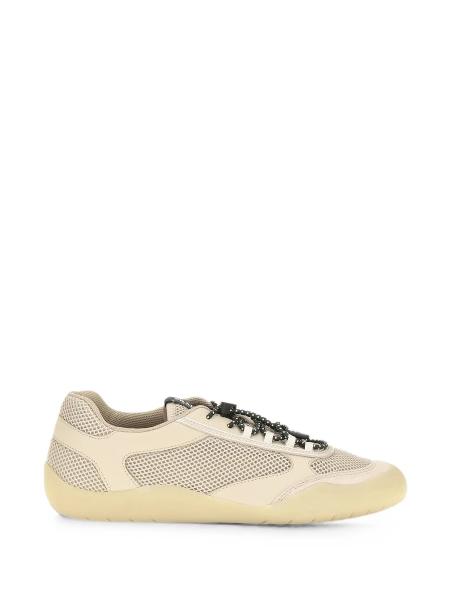 Prada Prada Speedrock Leather-trim Sneakers