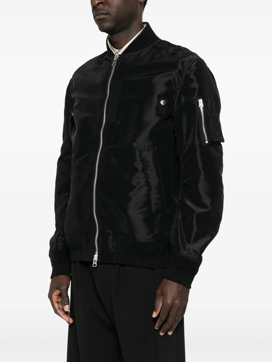 Sacai Sacai Zip-up Bomber Jacket, view 2