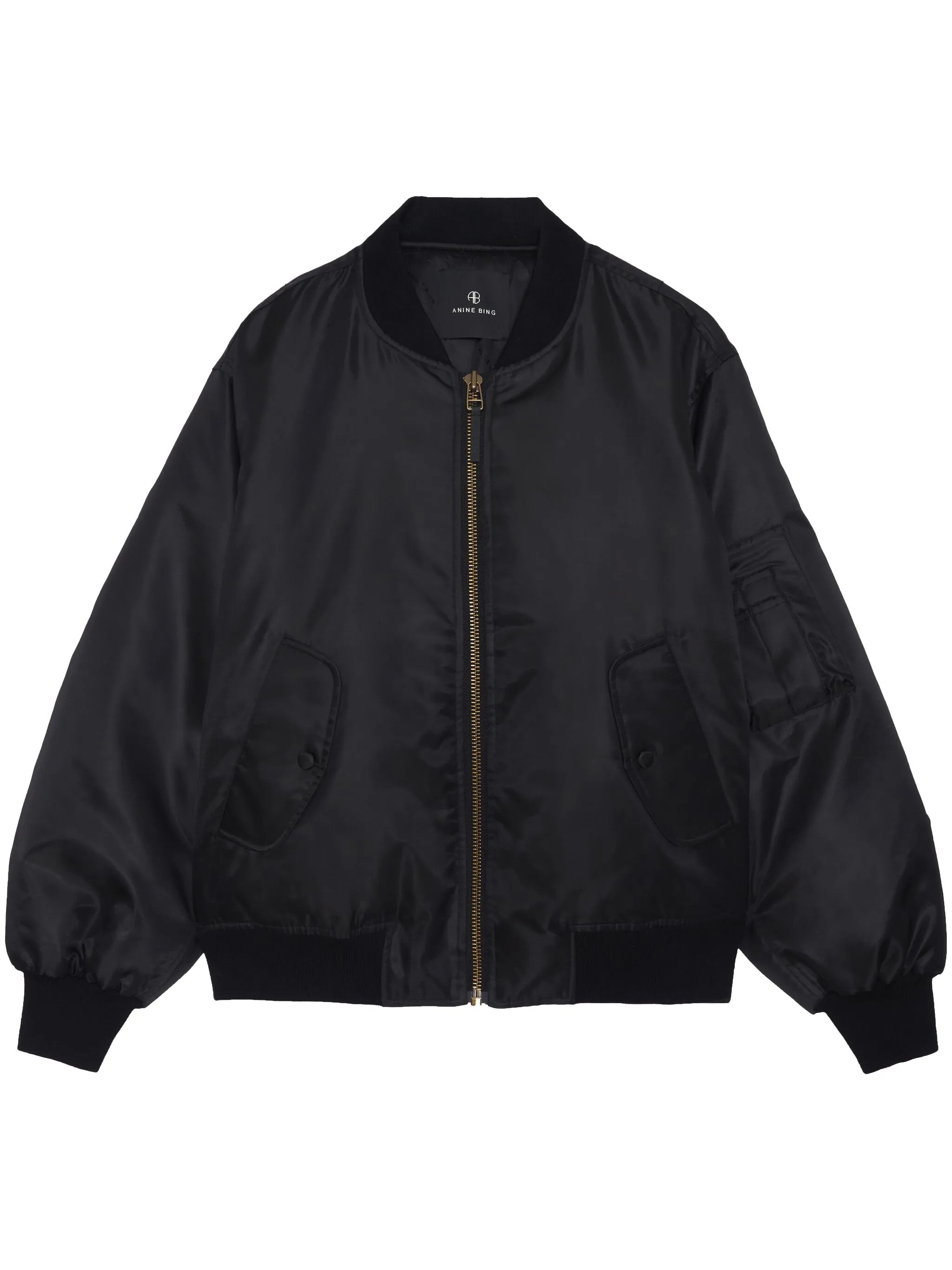 Anine Bing Anine Bing Leon Zipped Bomber Jacket