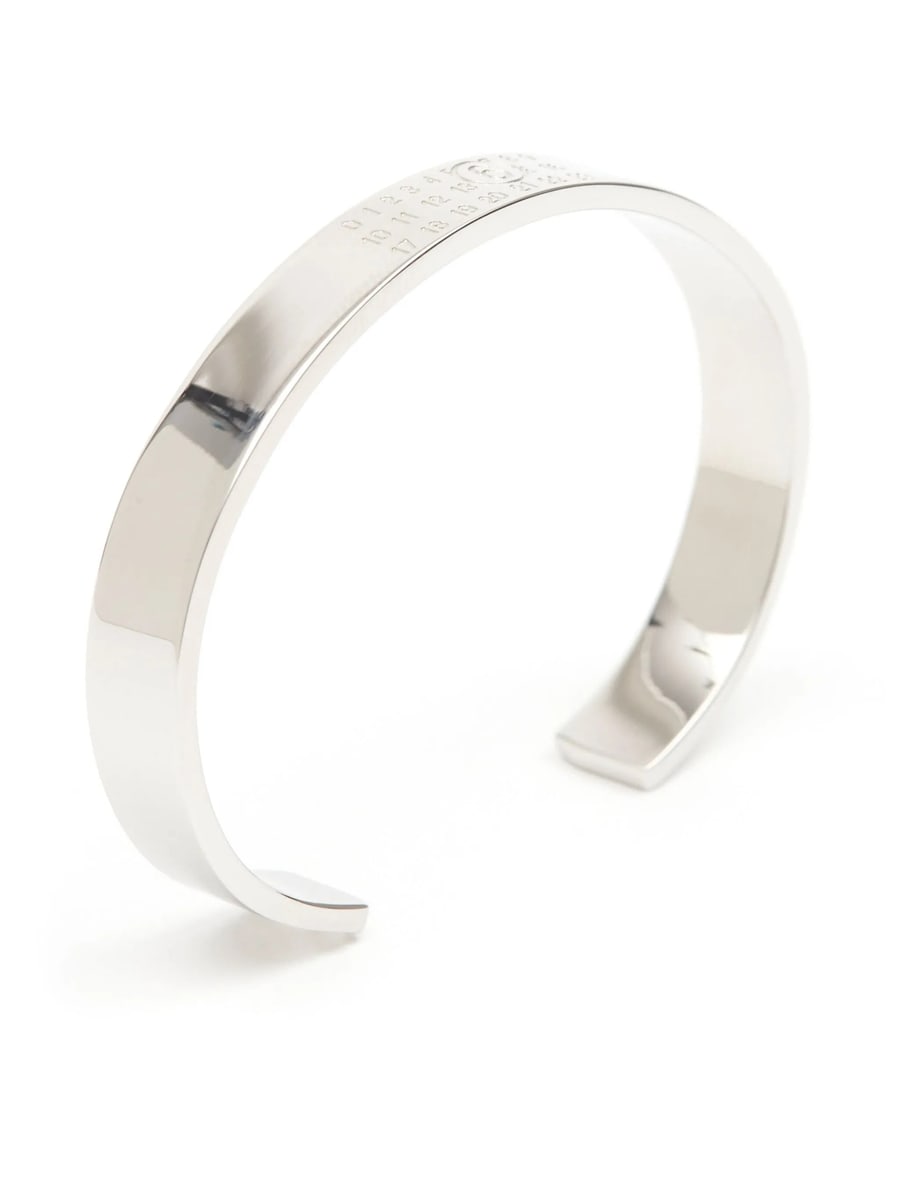 MM6 Maison Margiela Mm6 Maison Margiela Engraved Numeric Cuff Bracelet, view 4