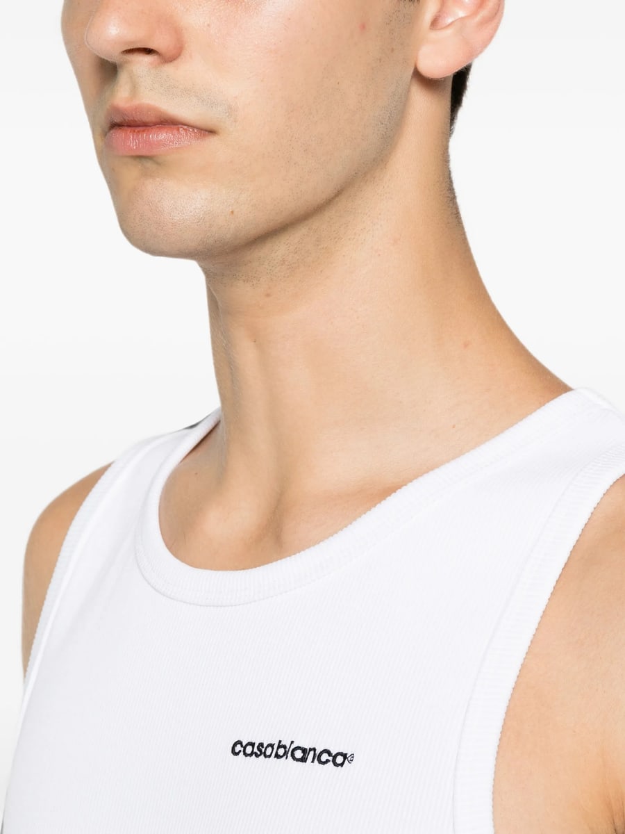 Casablanca Casablanca Logo-print Tank Top, view 3