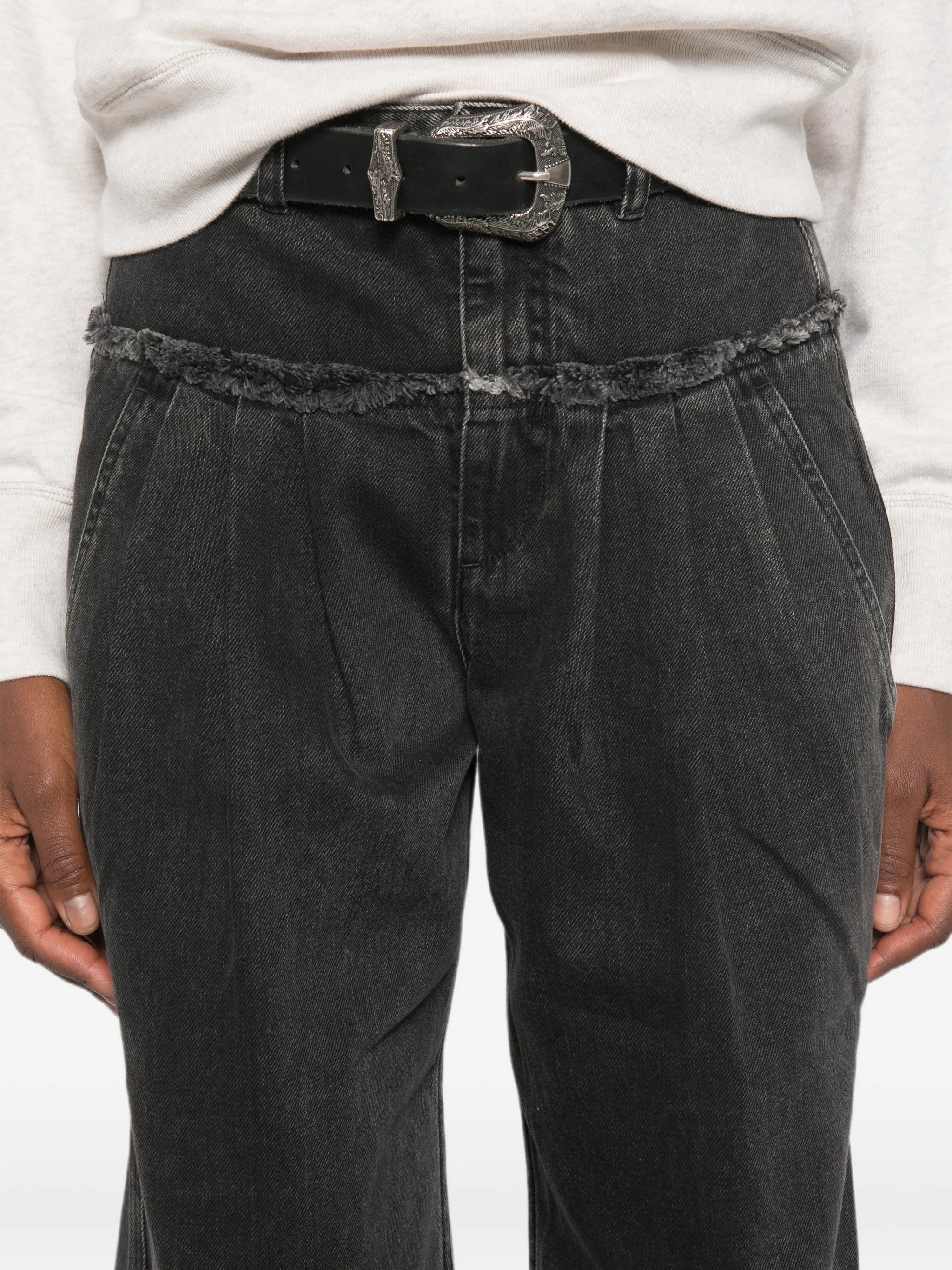 Marant Étoile Marant Étoile Pleated-design Jeans, view 2