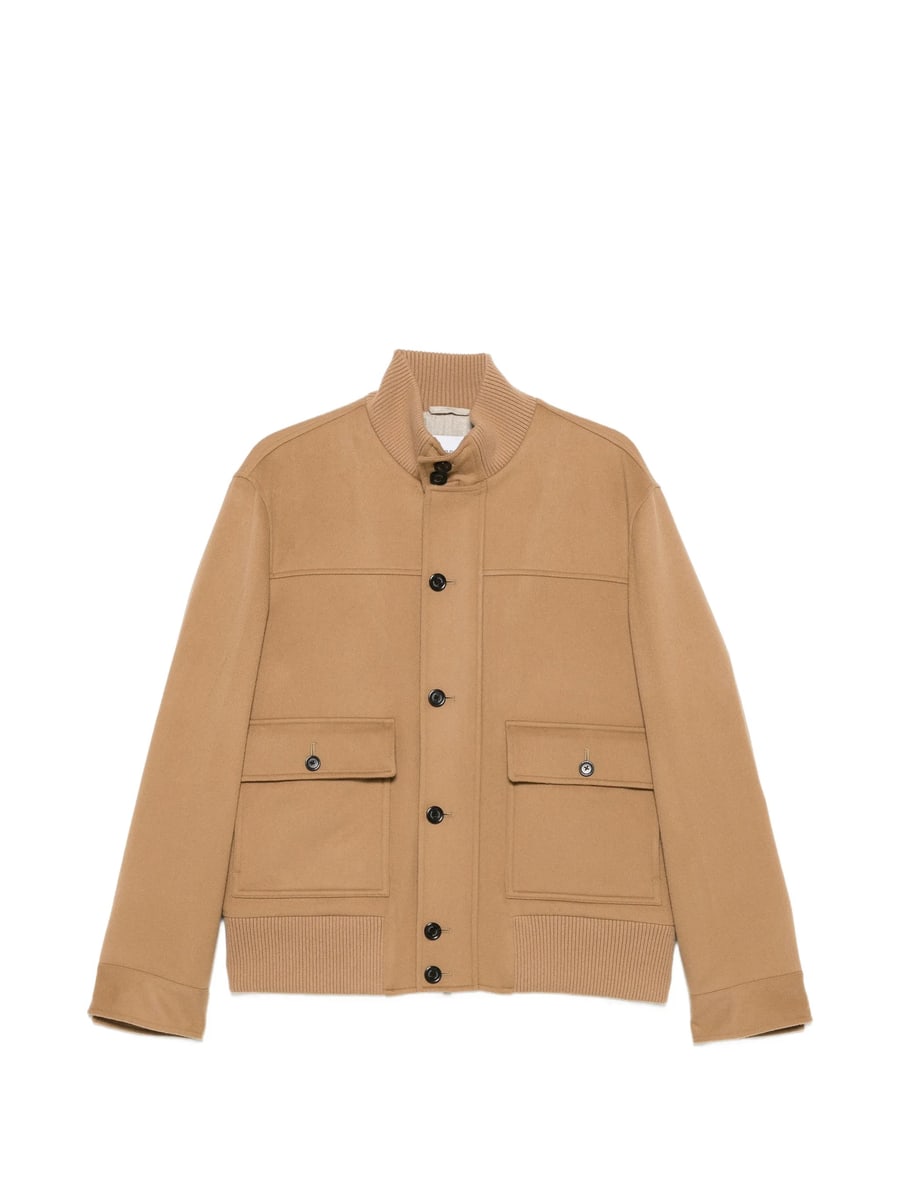 Lardini Lardini Button-up Ribbed-trim Jacket