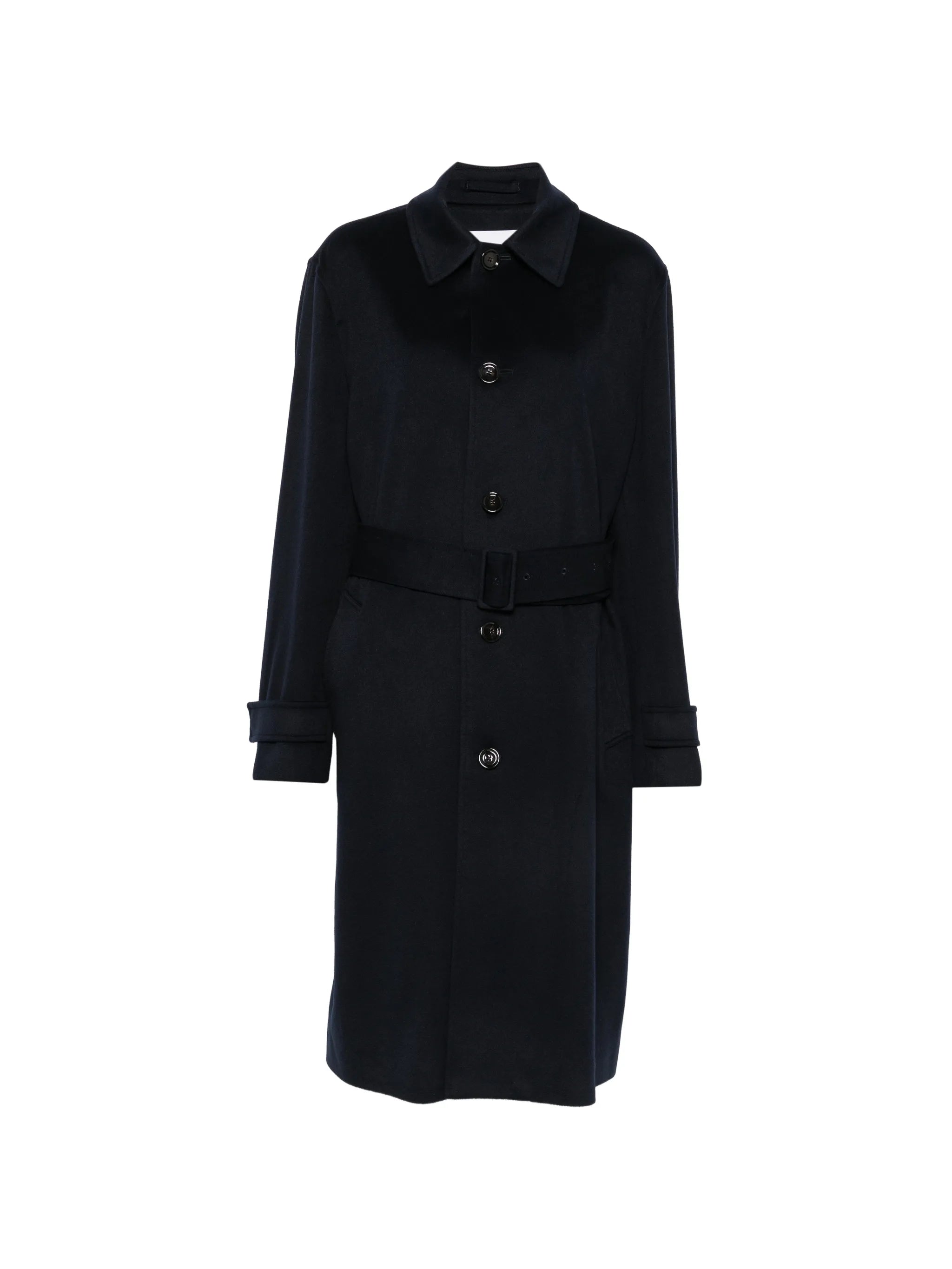 Lardini Lardini Belted Button-up Coat