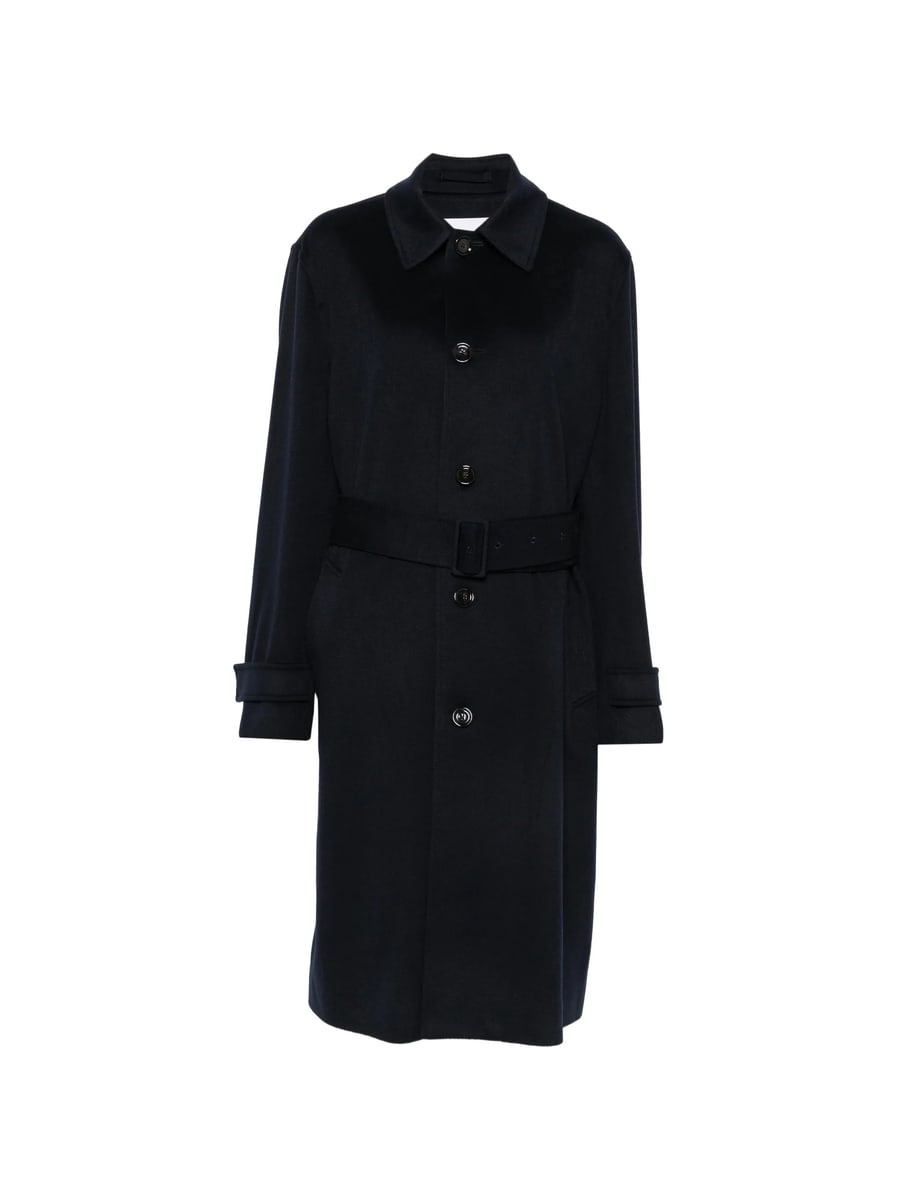 Lardini Lardini Belted Button-up Coat