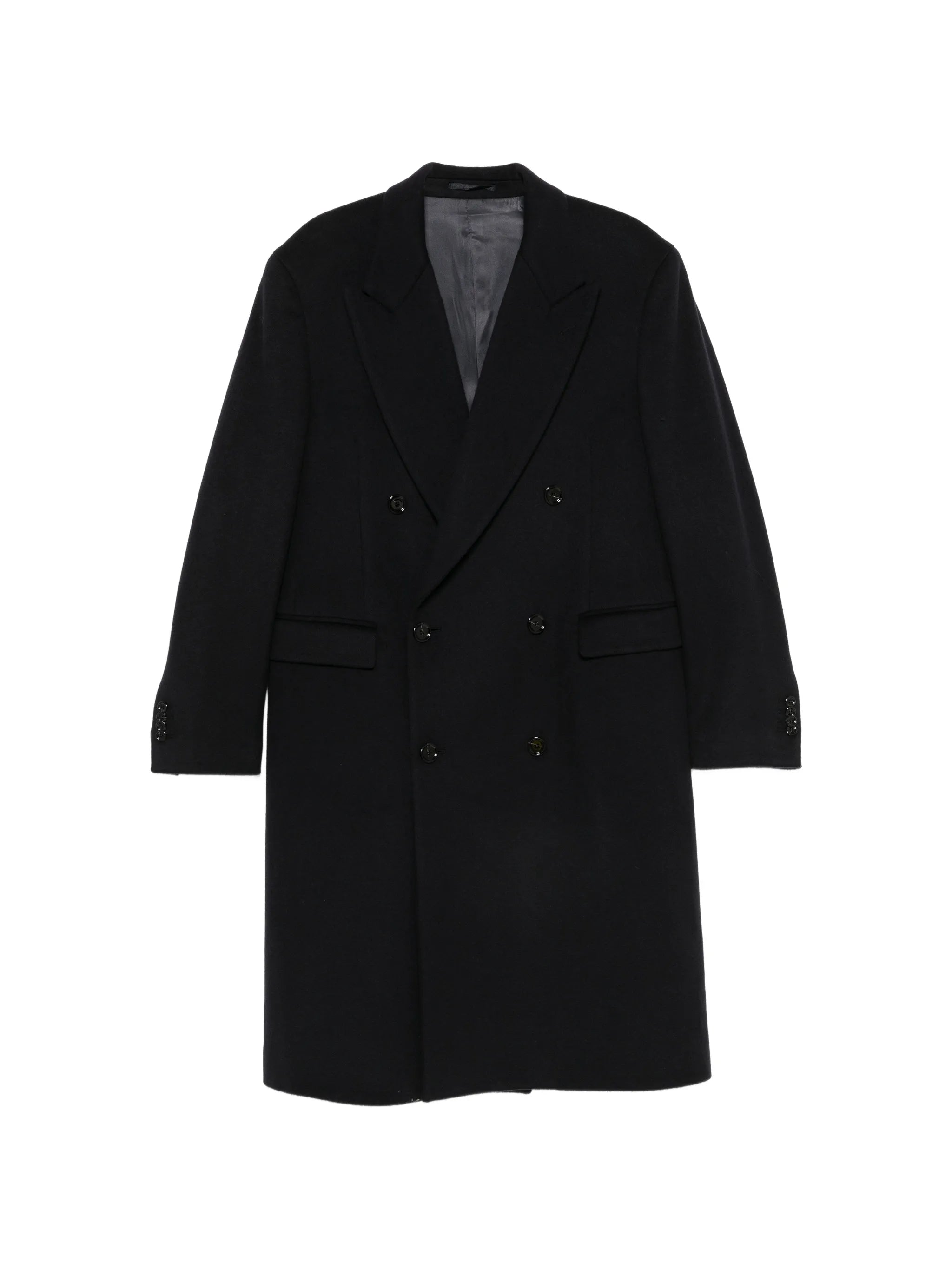 Lardini Lardini Double-breasted Peak-lapel Coat