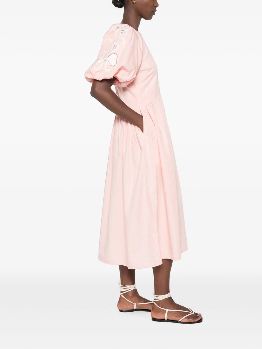 Stine Goya Stine Goya Broderie-anglaise Puff-sleeve Dress, view 2